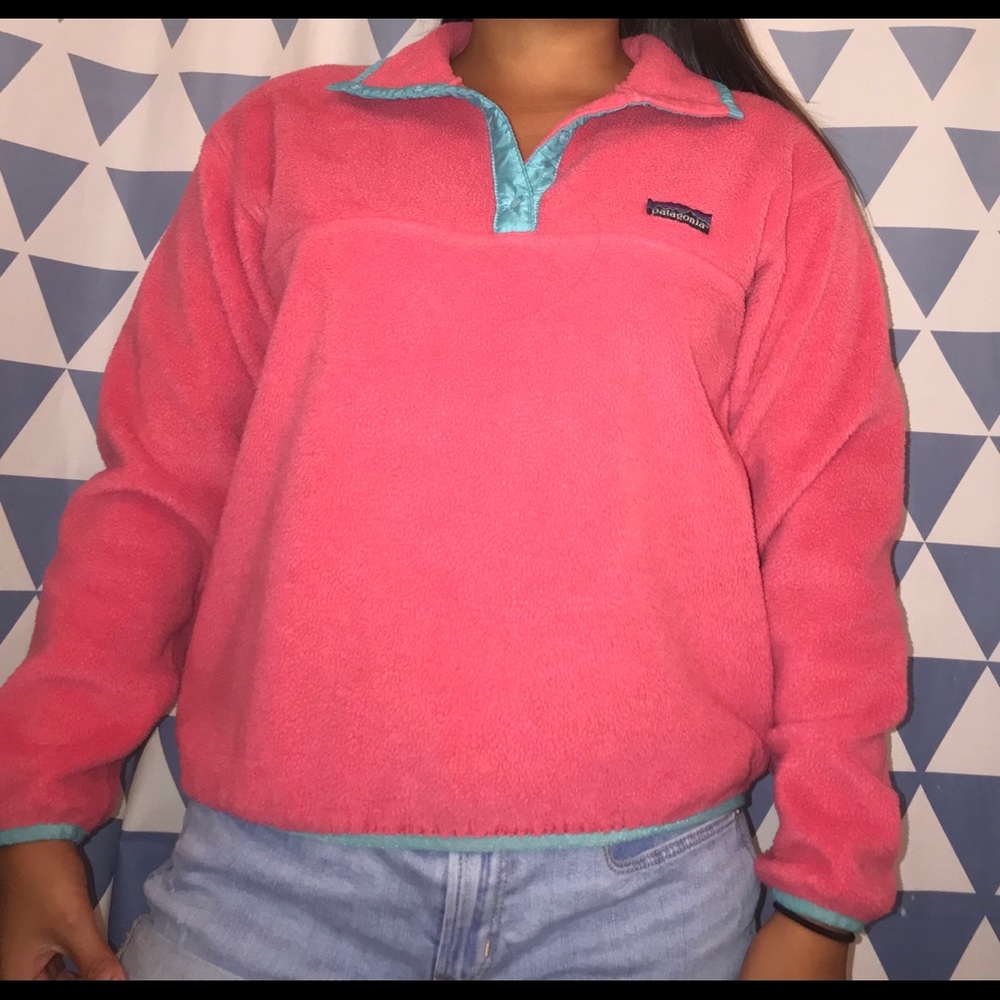 Pink Patagonia Pullover